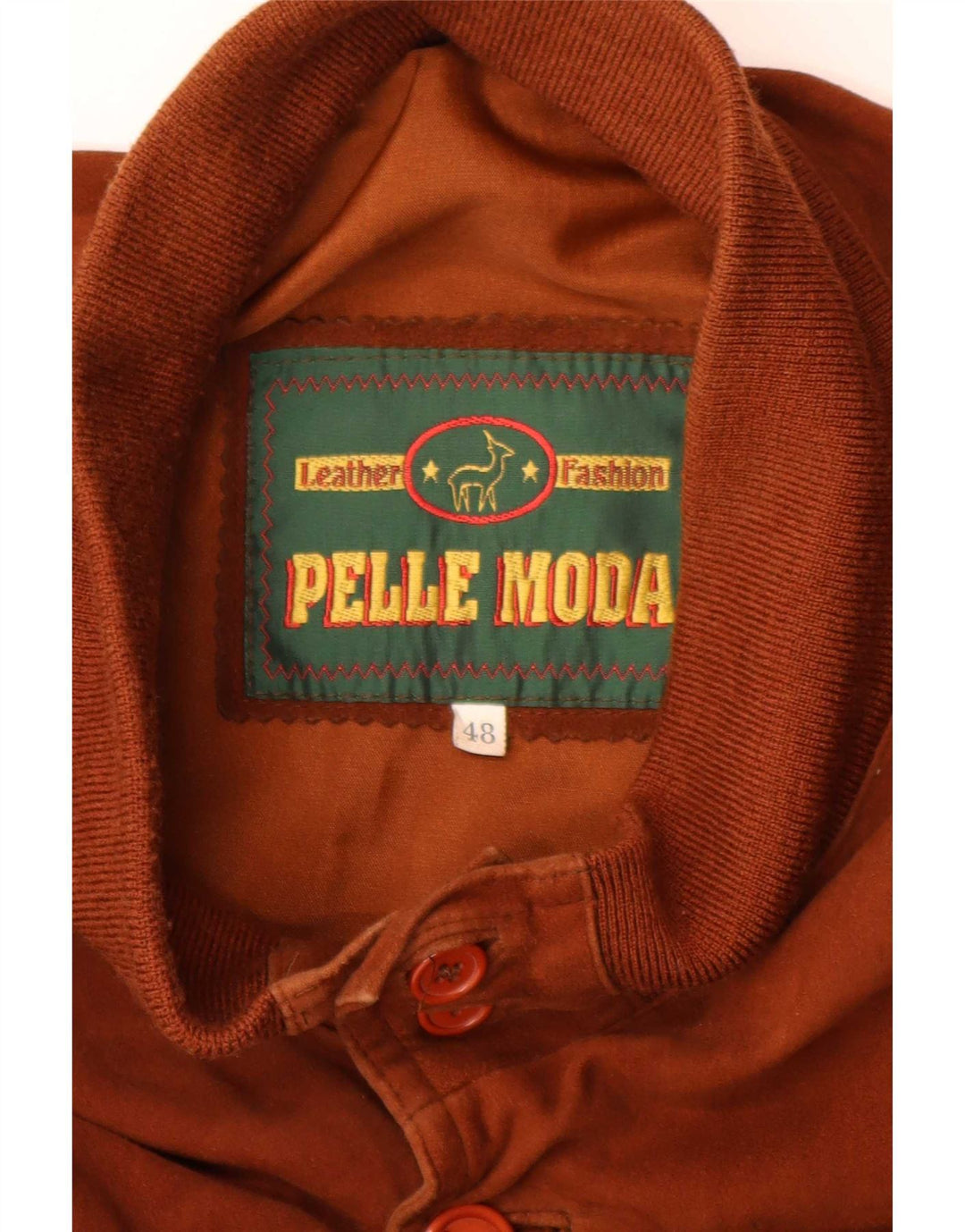 Pelle Moda Herre Ruskind Bomber Jacket IT 48 Medium Brun