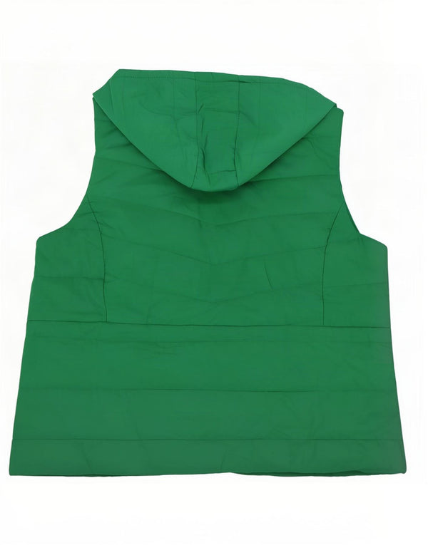 Marks & Spencer Womens Autograph Polstret Gilet med hætte UK 26 5XL Grøn