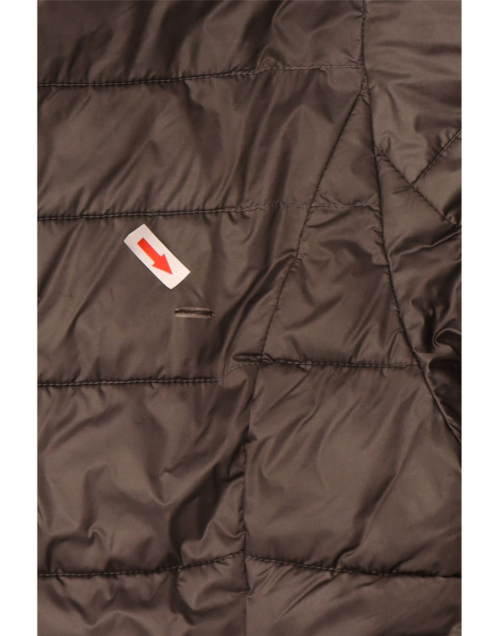 Barbour Dame Polstret Jakke UK 12 Medium Grå Polyamid