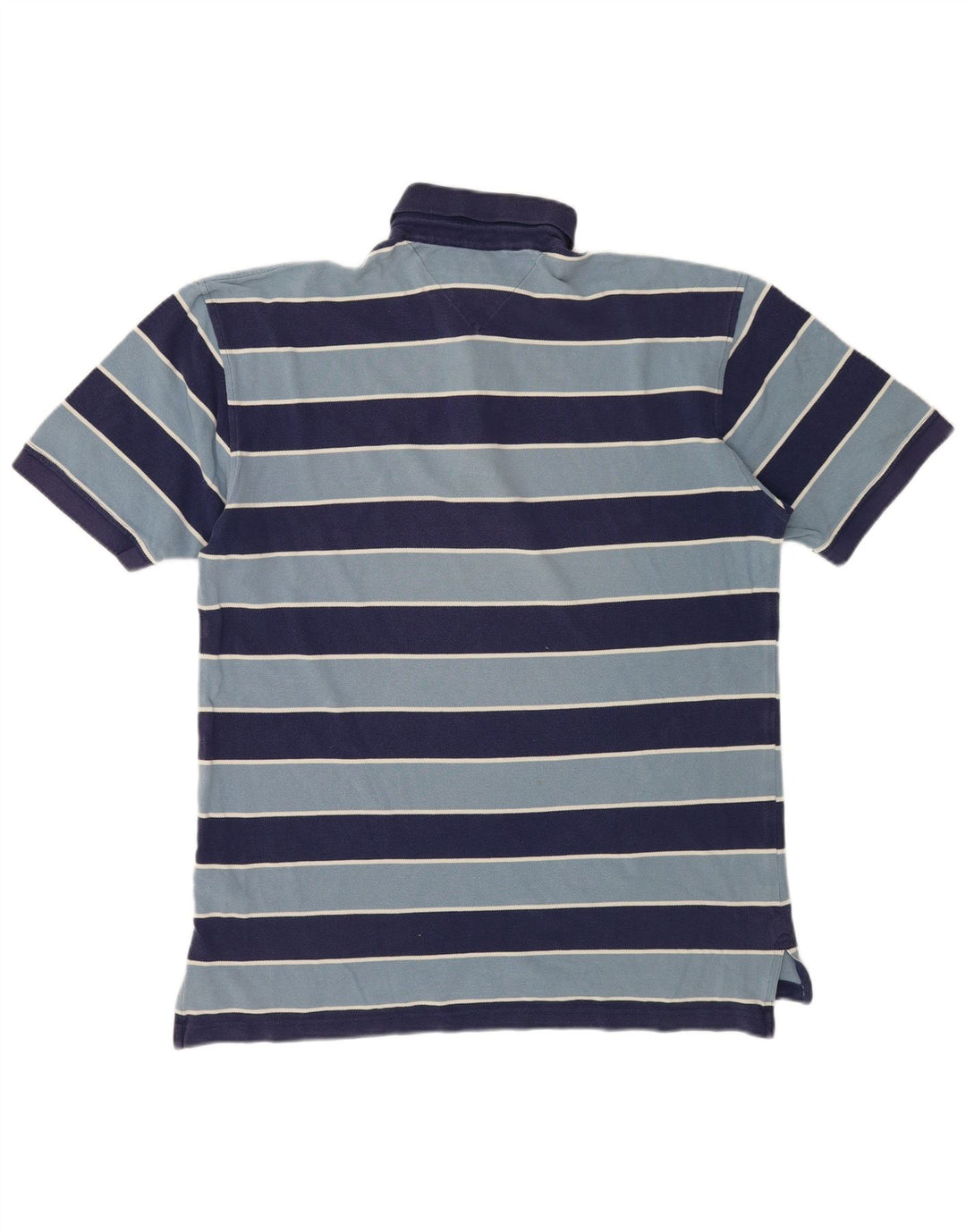 Tommy Hilfiger Polo Shirt til mænd XL Marineblå stribet bomuld