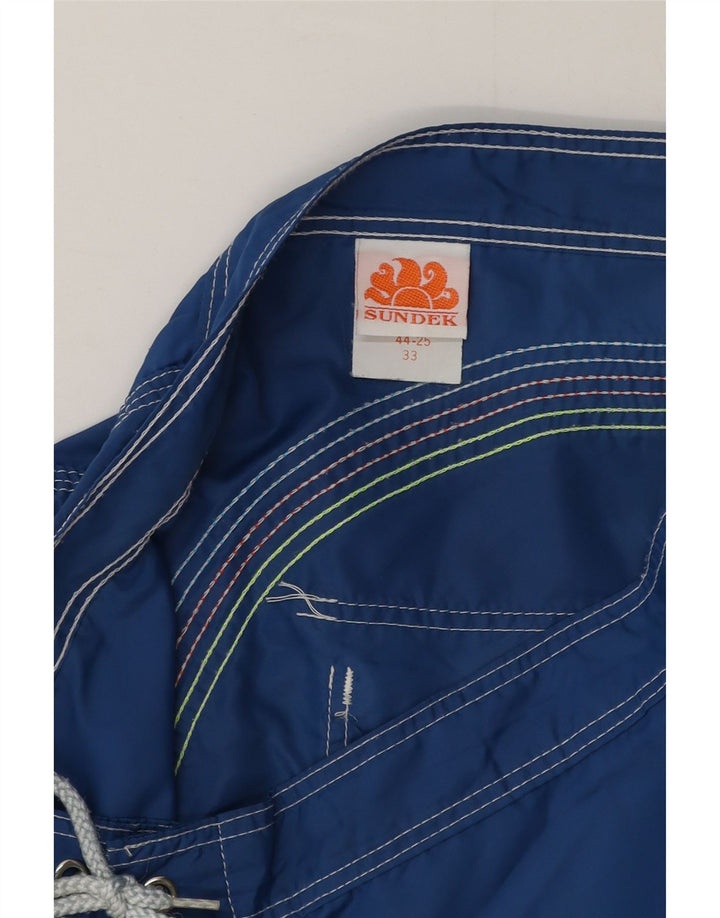Sundek Herre badeshorts Medium Blå Nylon