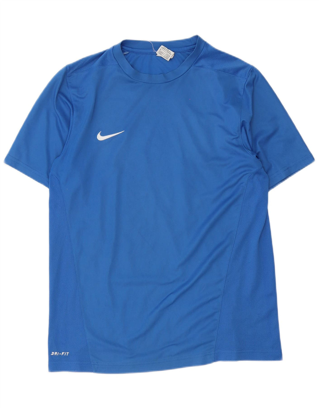 Nike Herre Dri Fit T-Shirt Top UK 39/41 Medium Blue