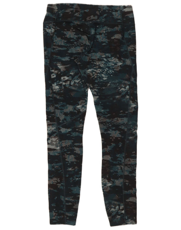 The North Face Womens Leggings UK 12 Medium Multicolored Camouflage