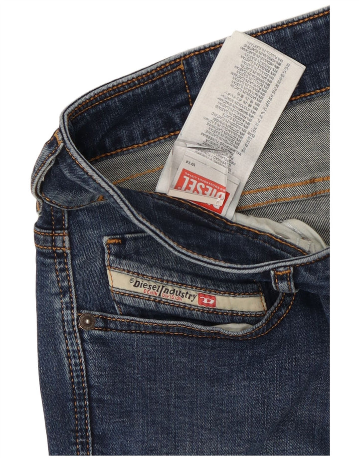 Diesel Herre Thanaz Slim Jeans W34 L27 Blå Bomuld
