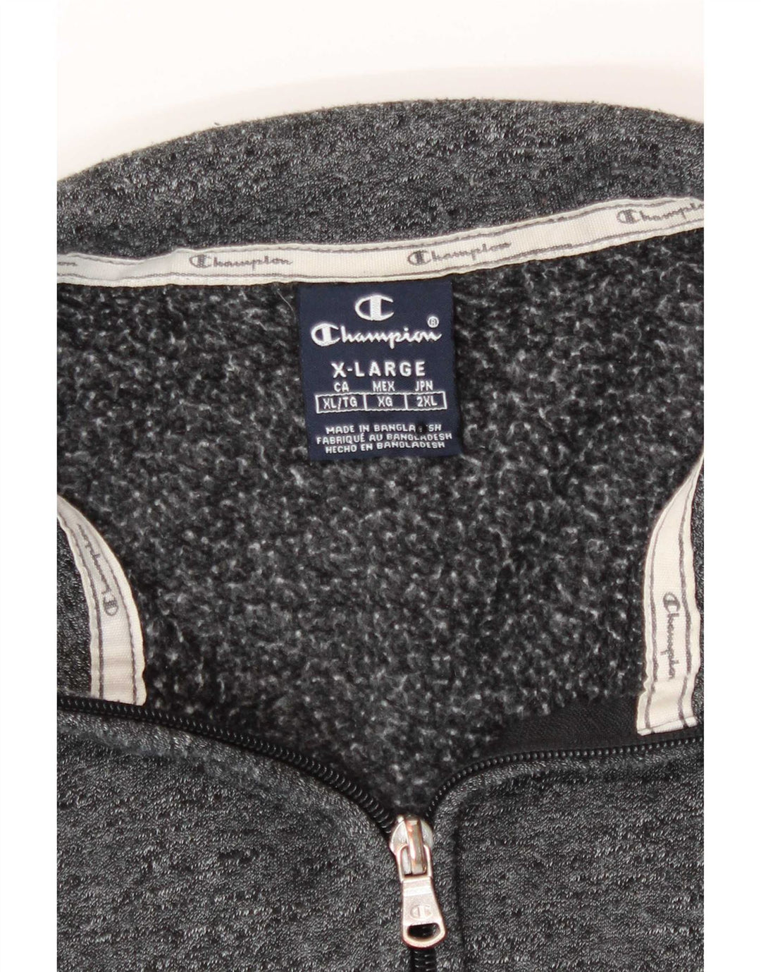 Champion Træningsdragt til mænd Topjakke XL Grå Flecked