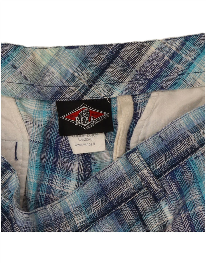 Bear Herre Cargo Shorts W32 Medium Blue Ternet Bomuld
