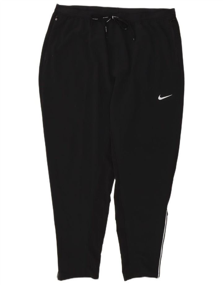 Nike Dame Dri Fit træningsdragt Bukser UK 18 XL Sort Polyester