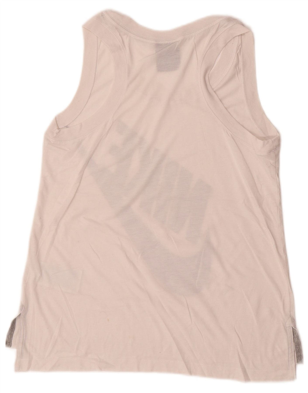 Nike Dame Grafisk Vest Top UK 14 Large White Polyester Sports