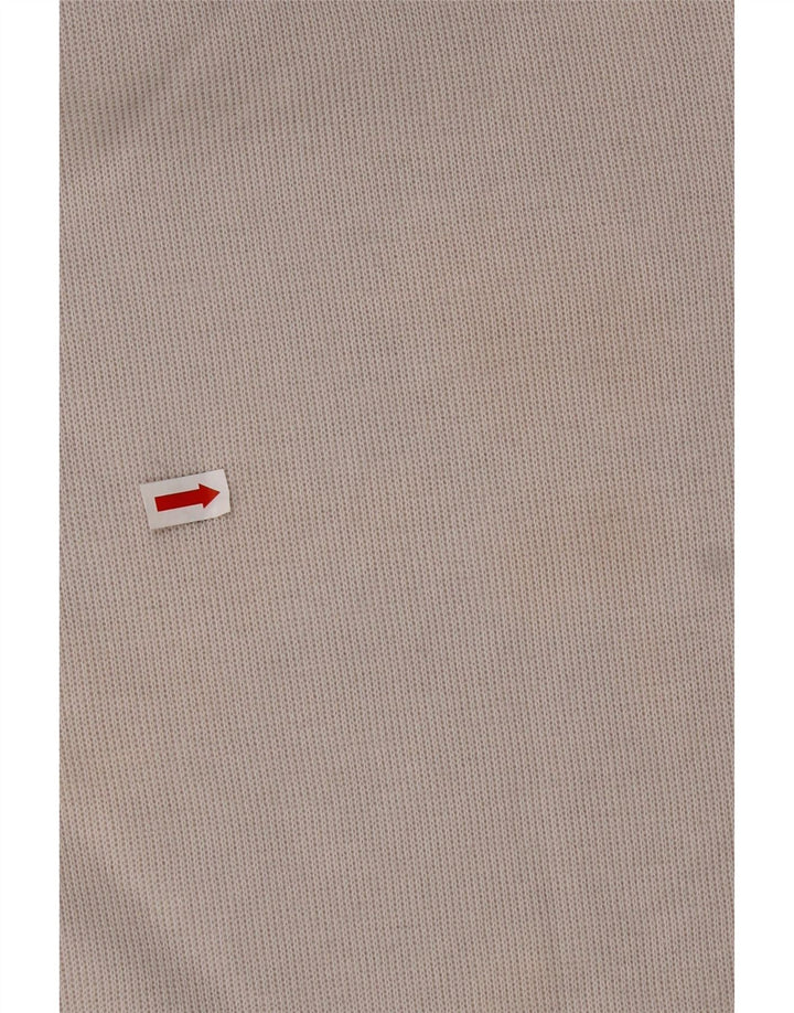 HUGO BOSS Herre Top Langærmet XL Off White Colourblock Bomuld