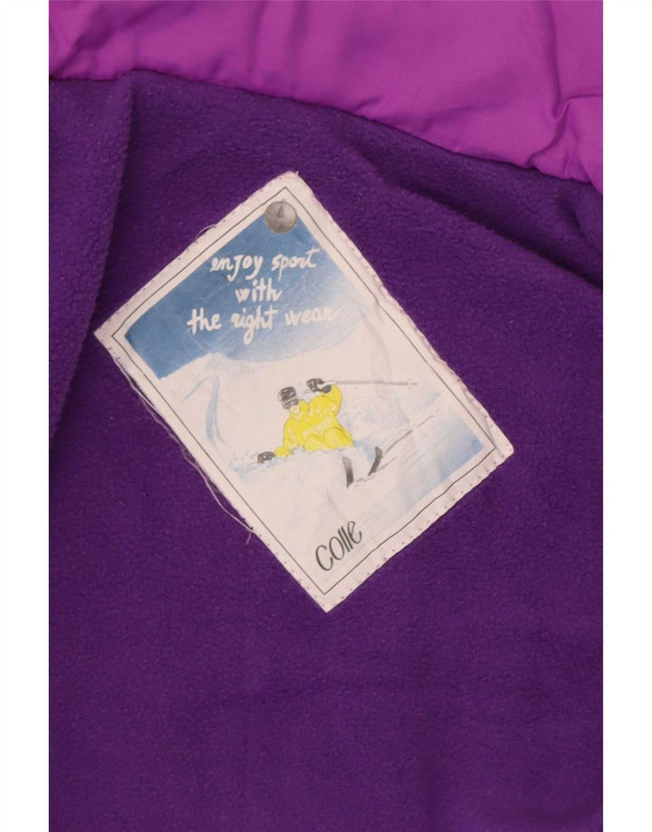 Colle Dame Ski Jumpsuit UK 12 Medium Lilla Colourblock