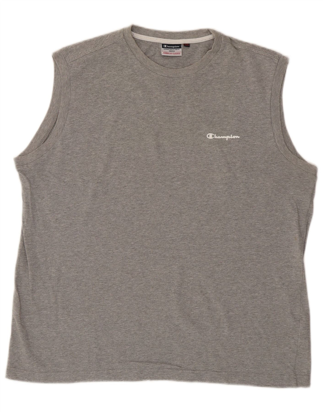 Champion Damevest Top UK 20 2XL Grå Flecked Bomuld