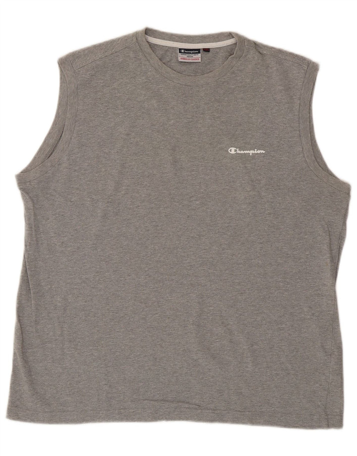 Champion Damevest Top UK 20 2XL Grå Flecked Bomuld