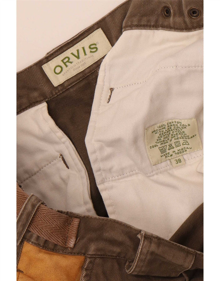 Orvis Straight Cargo bukser til mænd W38 L32 brun bomuld