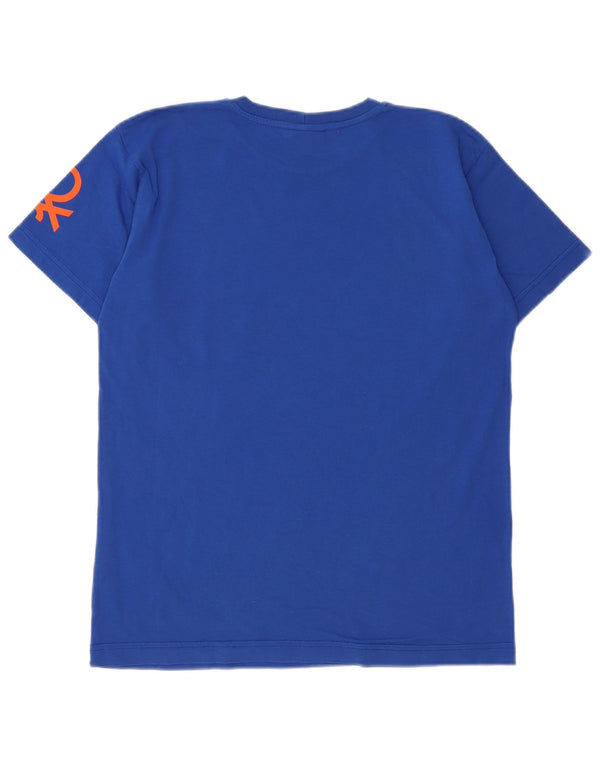 Benetton Boys Disney Graphic T-Shirt Top 11-12 Years 2XL Blue Cotton