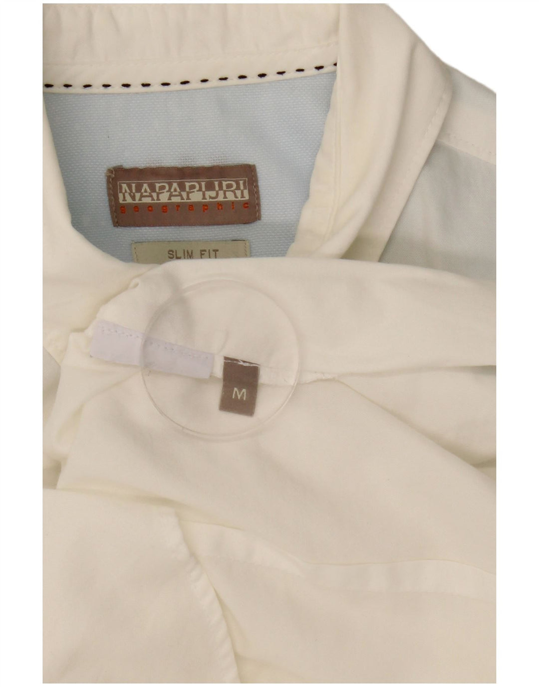 Napapijri Herre Slim Fit skjorte Medium White