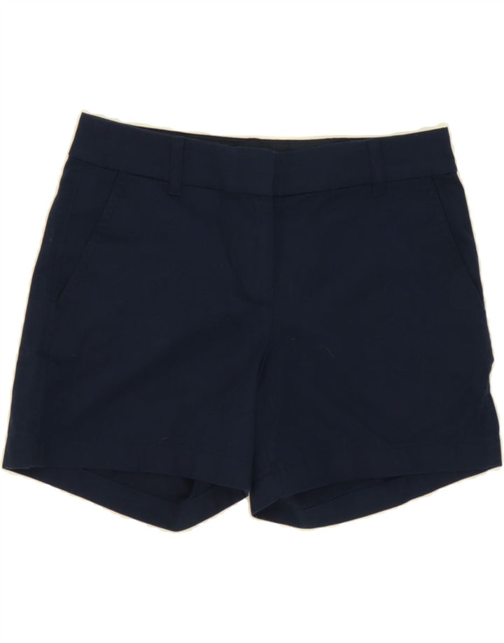 J. CREW Womens Chino Shorts US 4 Small W30 Navy Blue Cotton Vintage J. Crew and Second-Hand J. Crew from Messina Hembry 