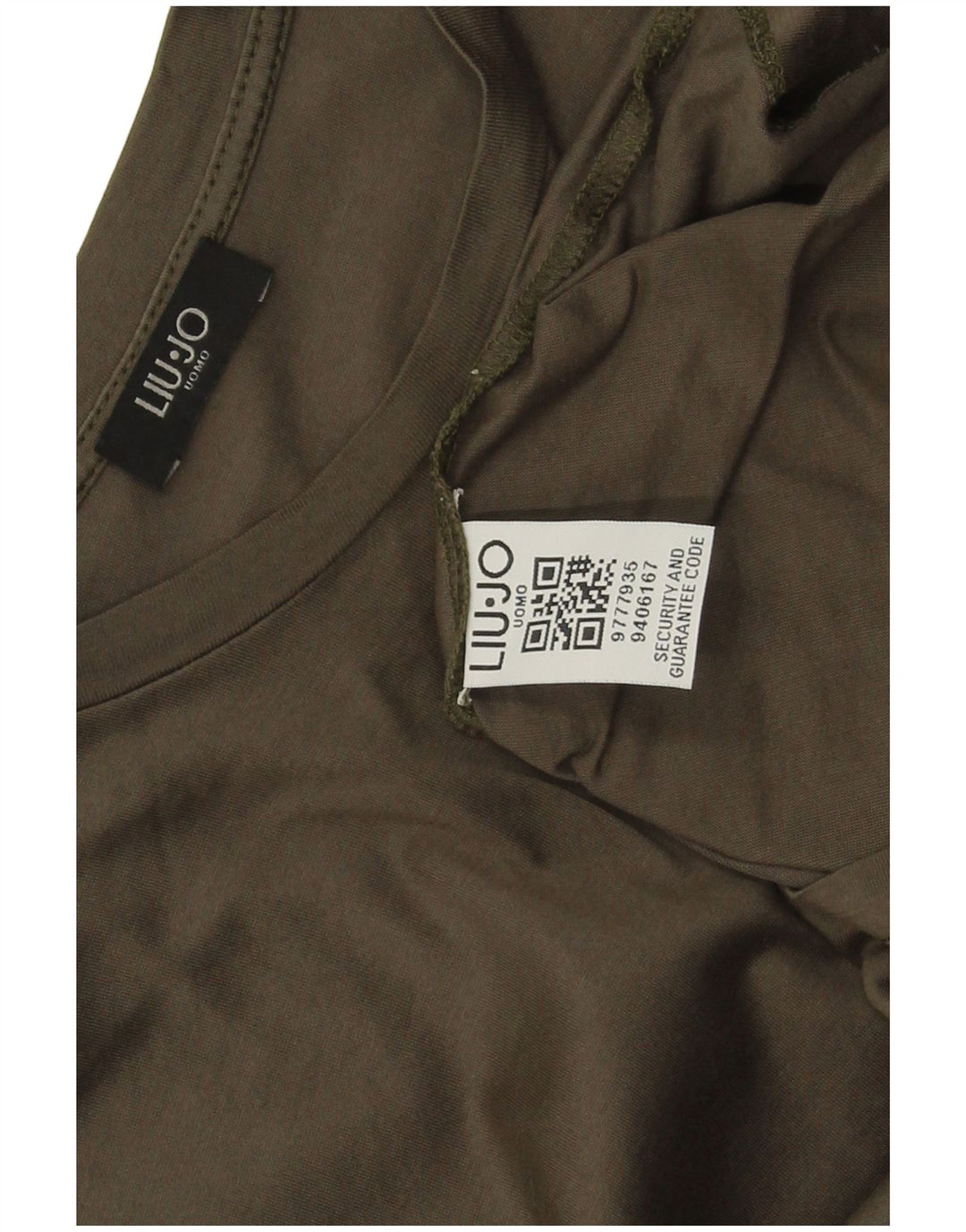 Liu Jo Herre T-Shirt Top Medium Khaki