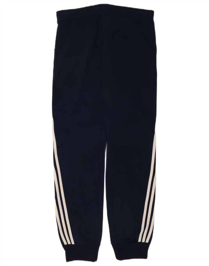 Adidas Dame træningsdragt Bukser Joggers UK 12 Medium Navy Blue Polyester