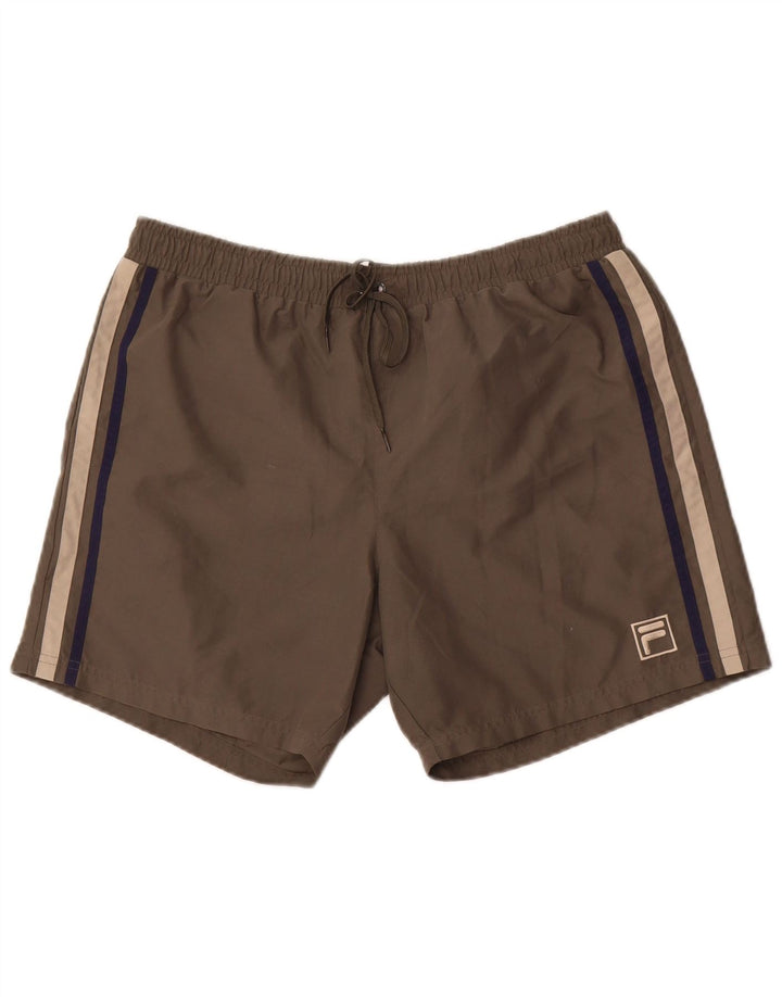 Fila Badeshorts til mænd Large Khaki Polyester