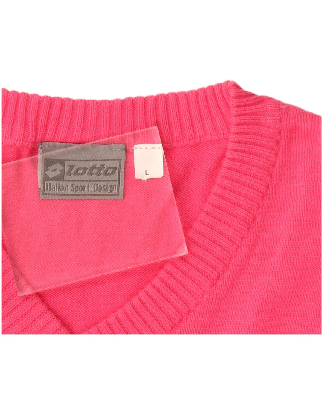 Lotto Dame V-hals sweater UK 16 Large Pink