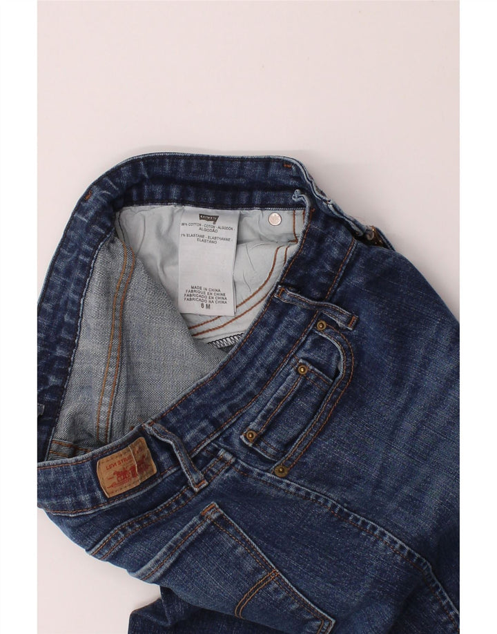 LEVI'S Womens Slim Jeans US 6 Medium W30 L30 Blue Cotton Vintage Levi's and Second-Hand Levi's from Messina Hembry 