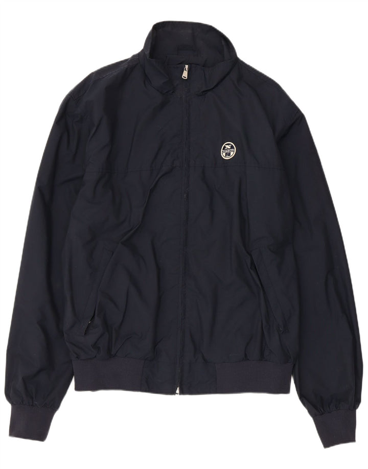 North Sails Herre Bomber Jacket UK 44 2XL Navy Blue Polyamide