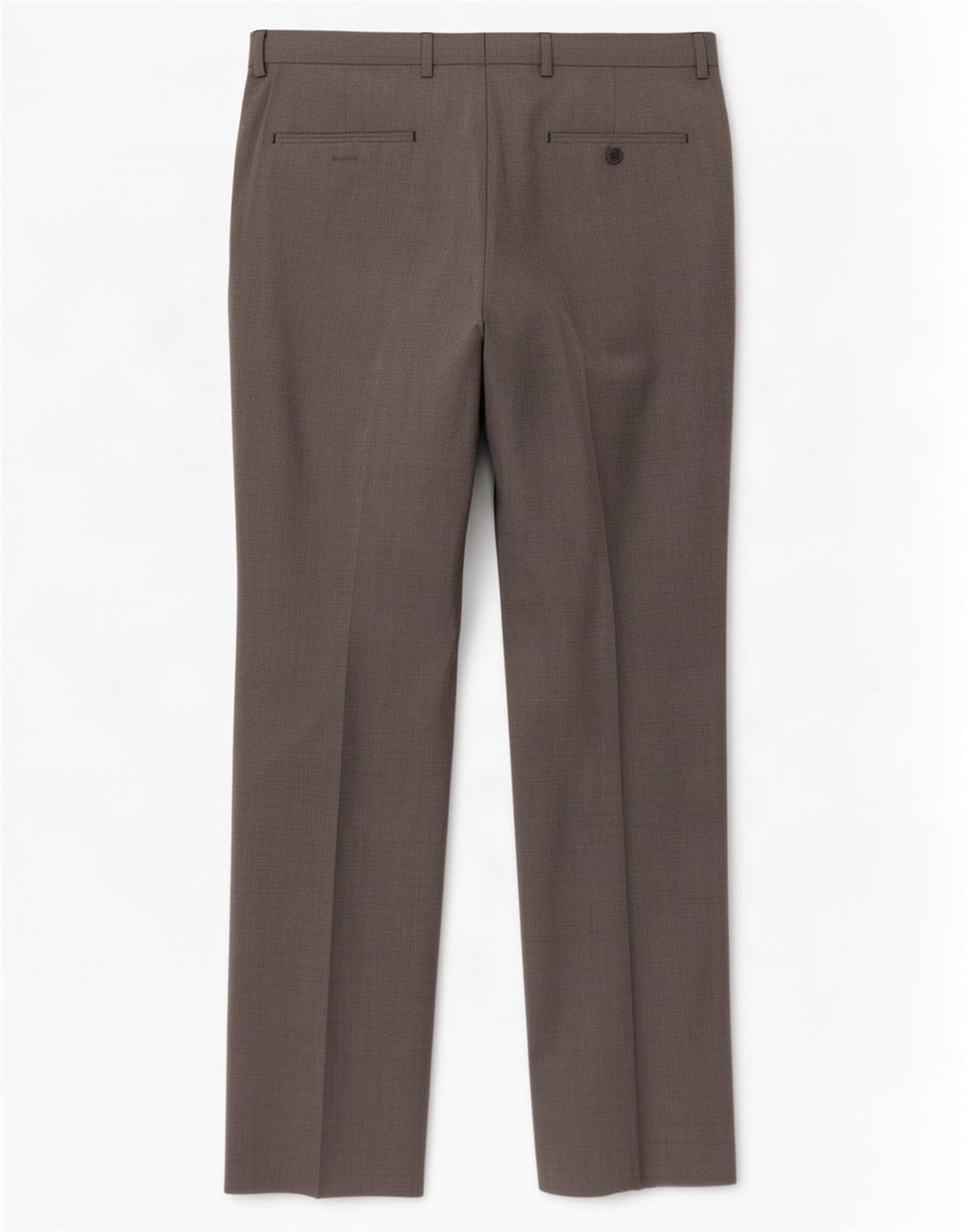 Marks & Spencer Herre skræddersyet pasform Casual Bukser W34 L33 Grå Polyester