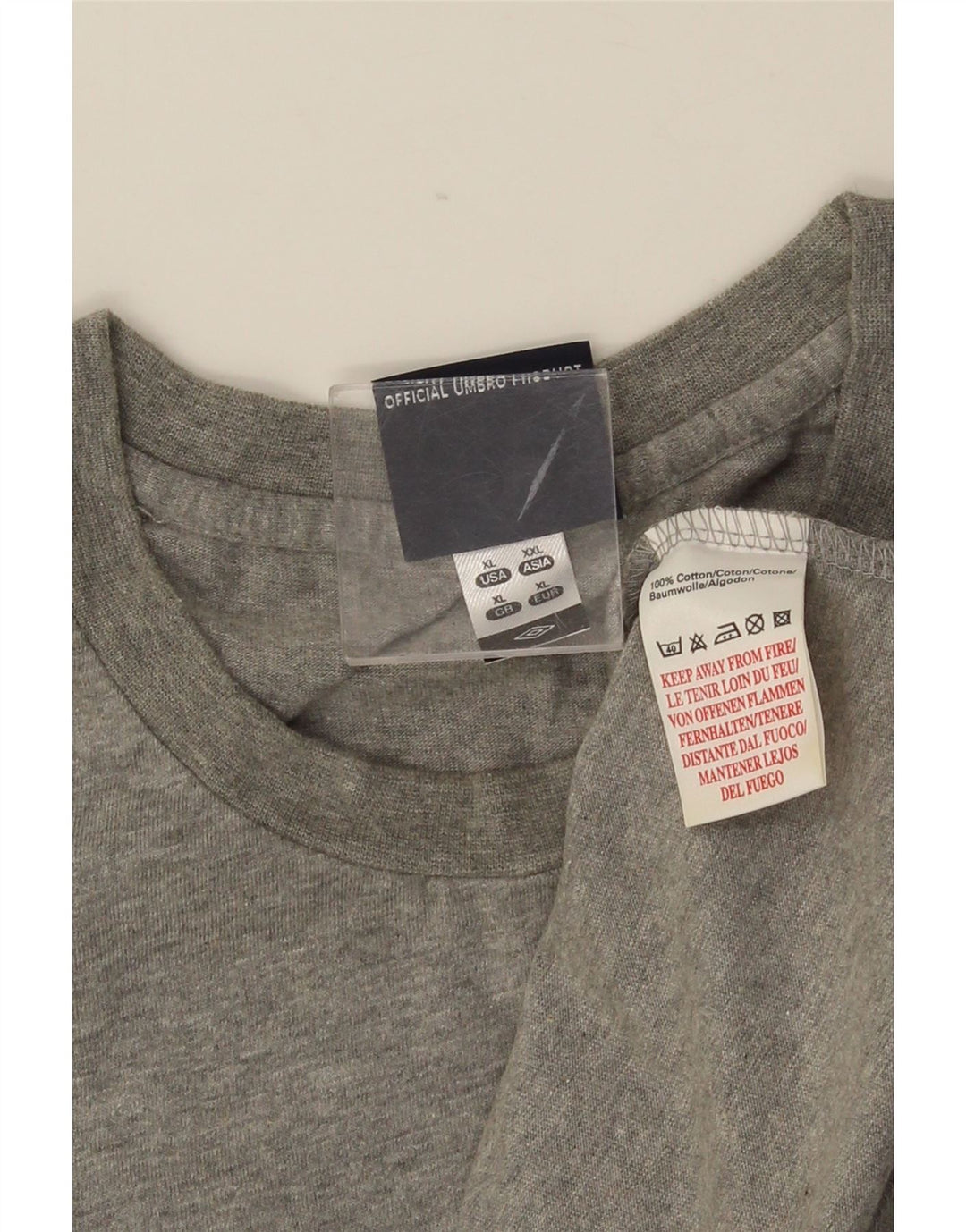 UMBRO Herre Grafisk Vest Top XL Grå Bomuld