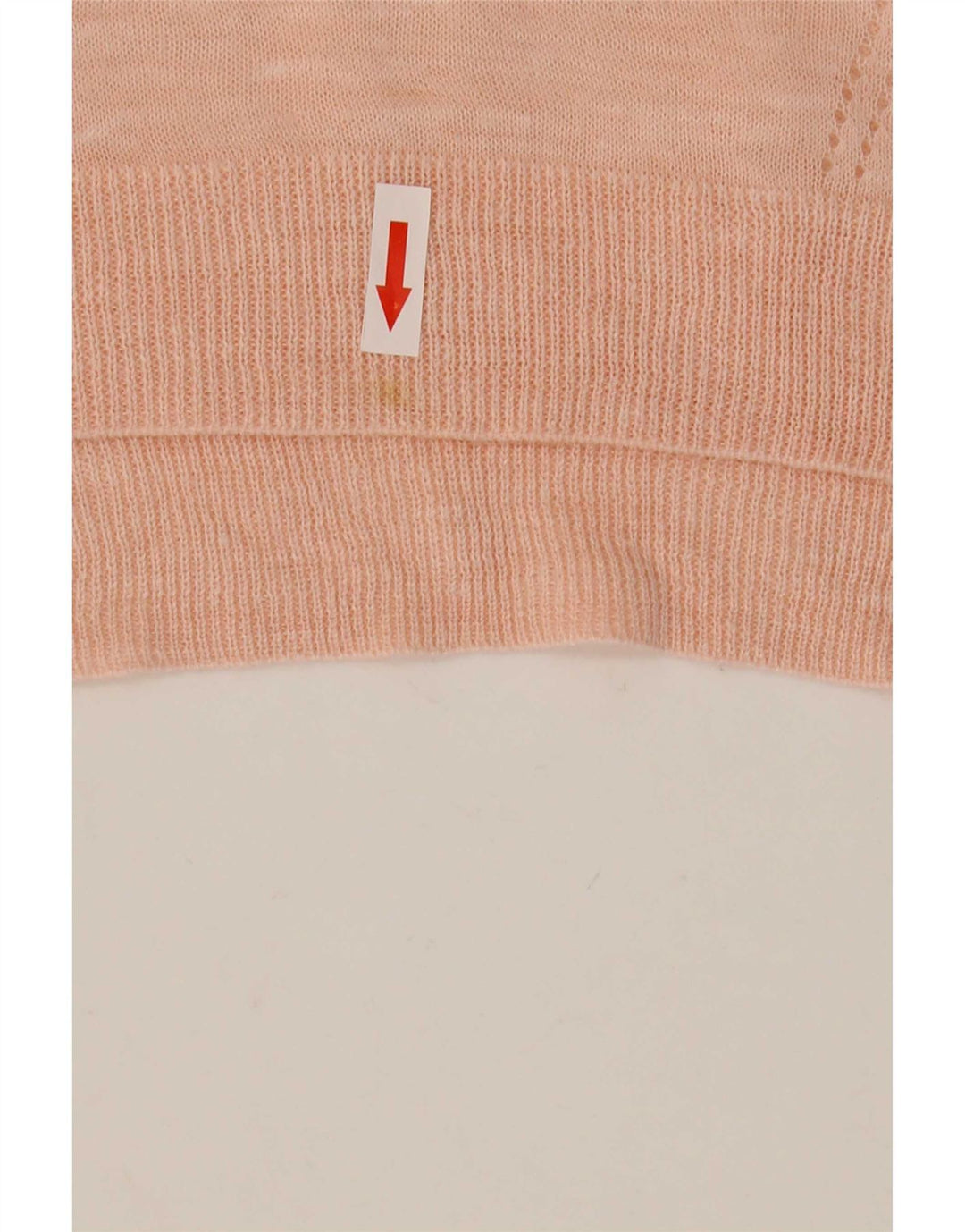 Marks & Spencer Dame Se Through V-hals sweater UK 14 Medium Pink