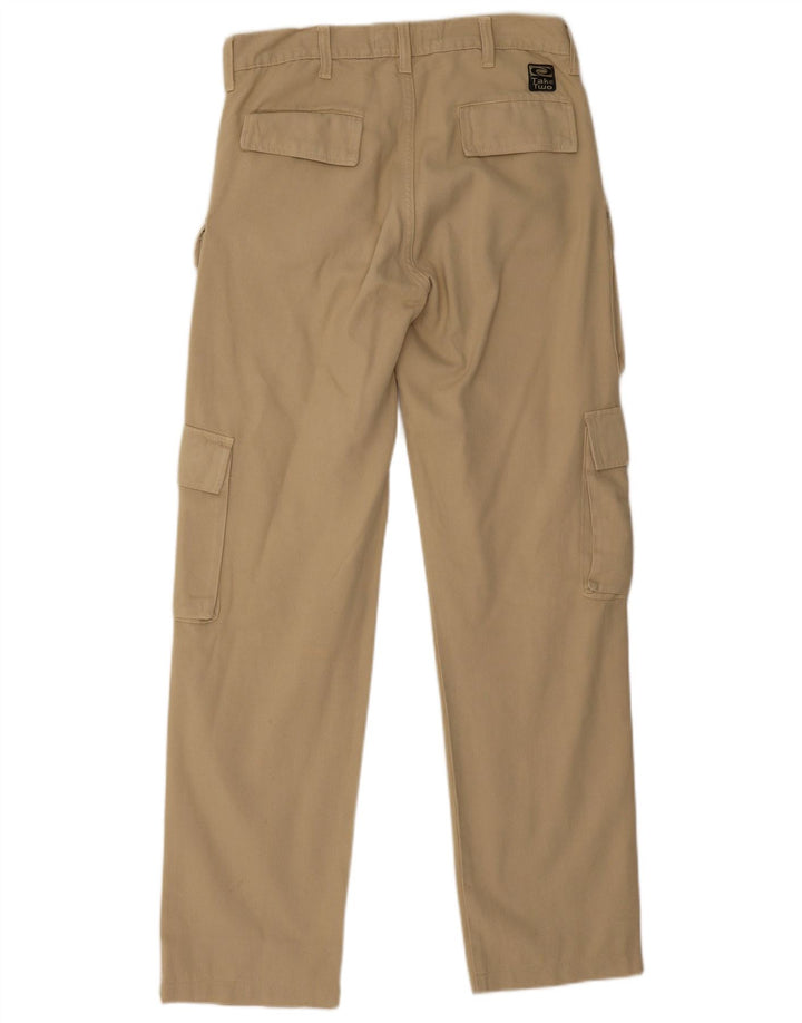 Take Two Straight Cargo-bukser til mænd W32 L31 Beige Bomuld