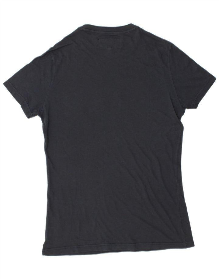 ARMANI JEANS Herre grafisk T-shirt Top Stor sort bomuld