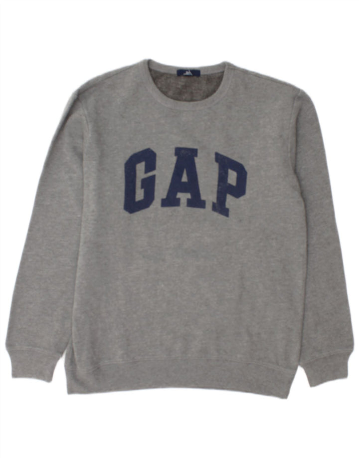 Gap Herre Grafisk Sweatshirt Jumper Medium Grå