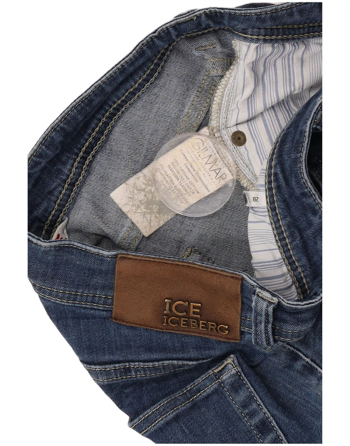 Iceberg Dame Slim Jeans W28 L28 Blå Bomuld