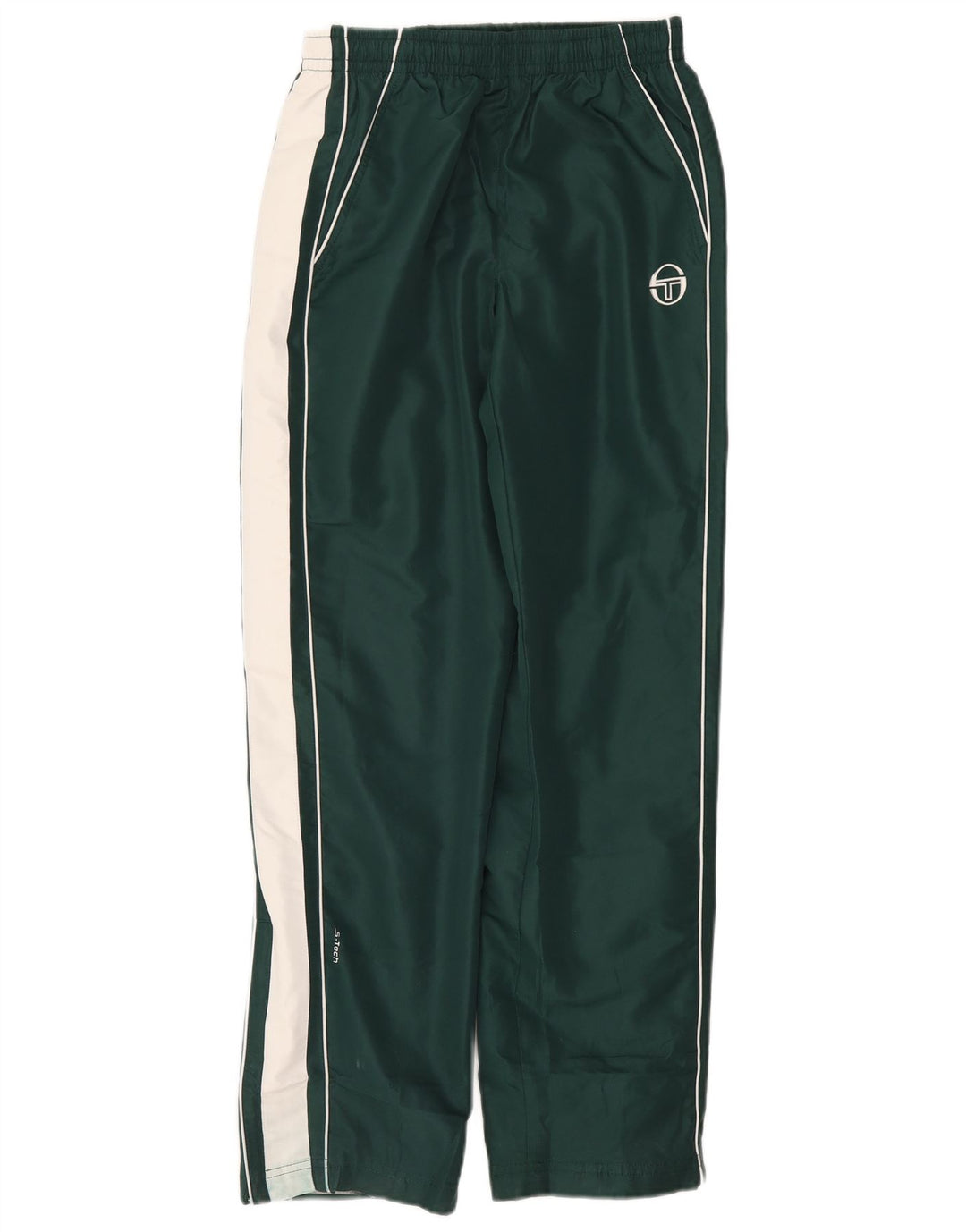 Sergio Tacchini Herre træningsdragt Bukser Small Green Colourblock Polyester