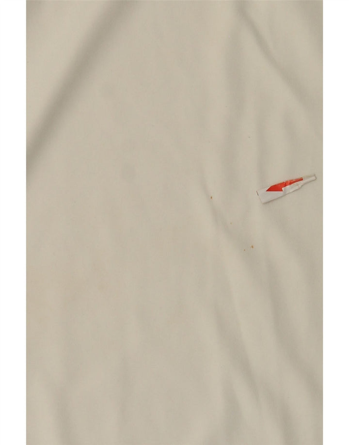 Adidas Herre T-Shirt Top XL Hvid Colourblock Polyester