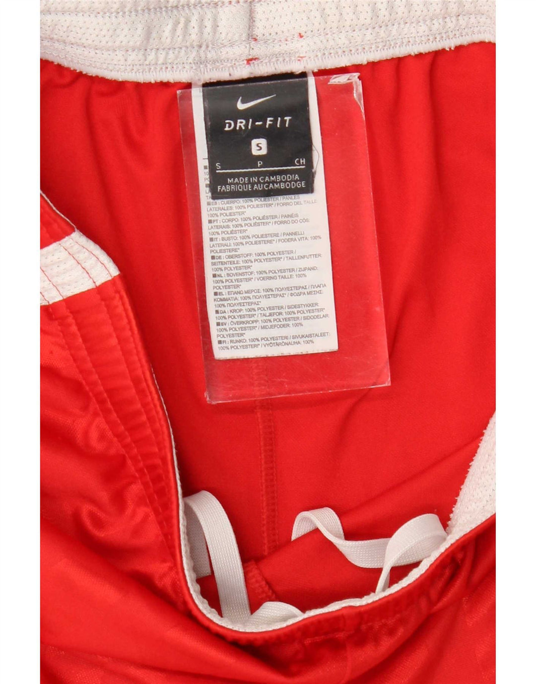 Nike Herre Dri Fit Sportshorts Små røde Colourblock Polyester