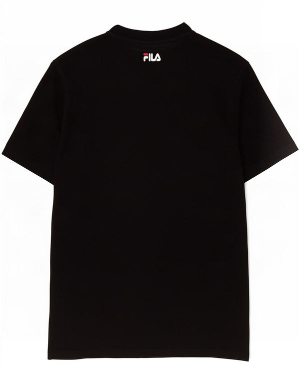 Fila Dame T-Shirt Top UK 10 Lille Sort