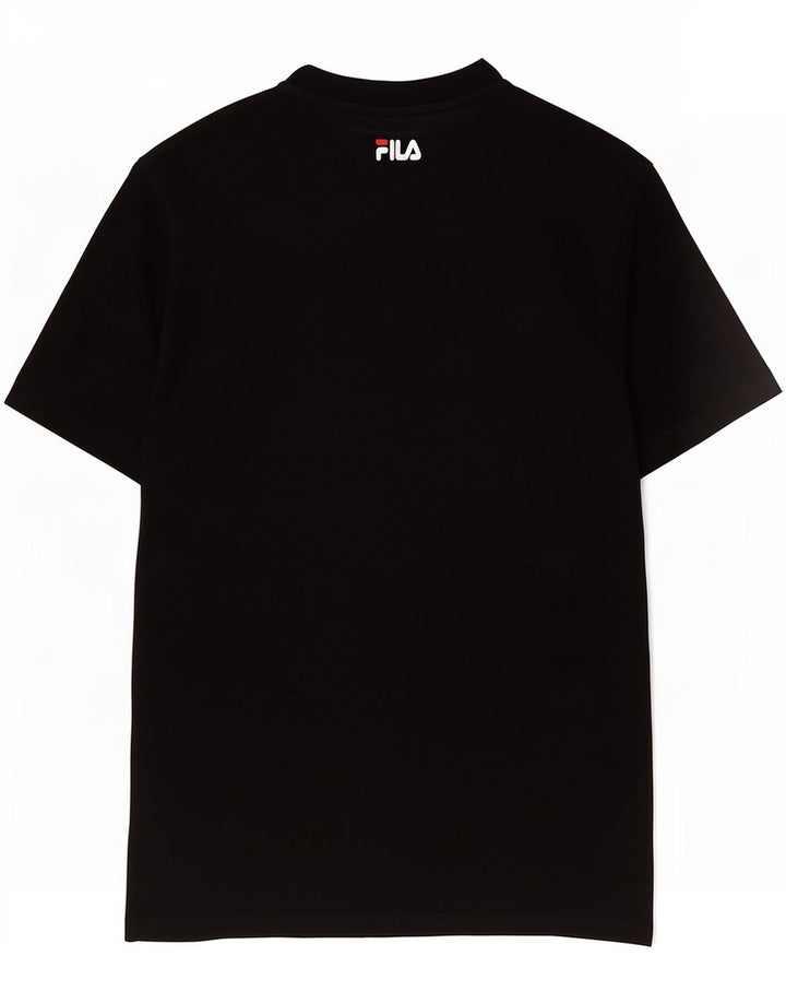 Fila Dame T-Shirt Top UK 10 Lille Sort