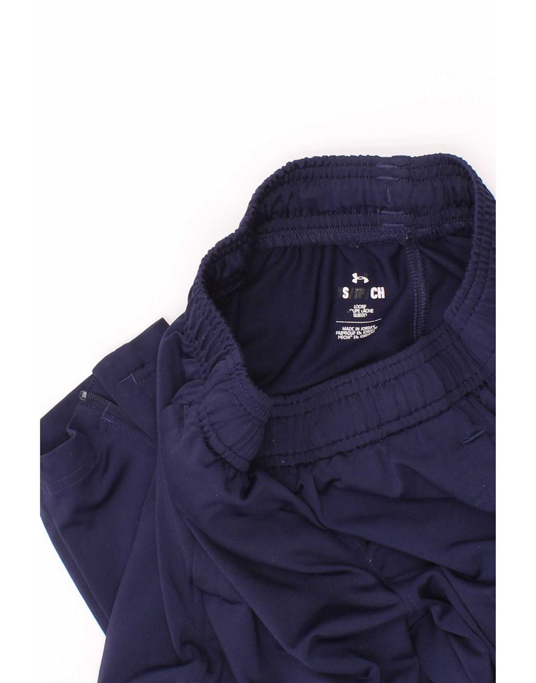 Under Armour Boys træningsbukser 7-8 år Small Navy Blue Colourblock
