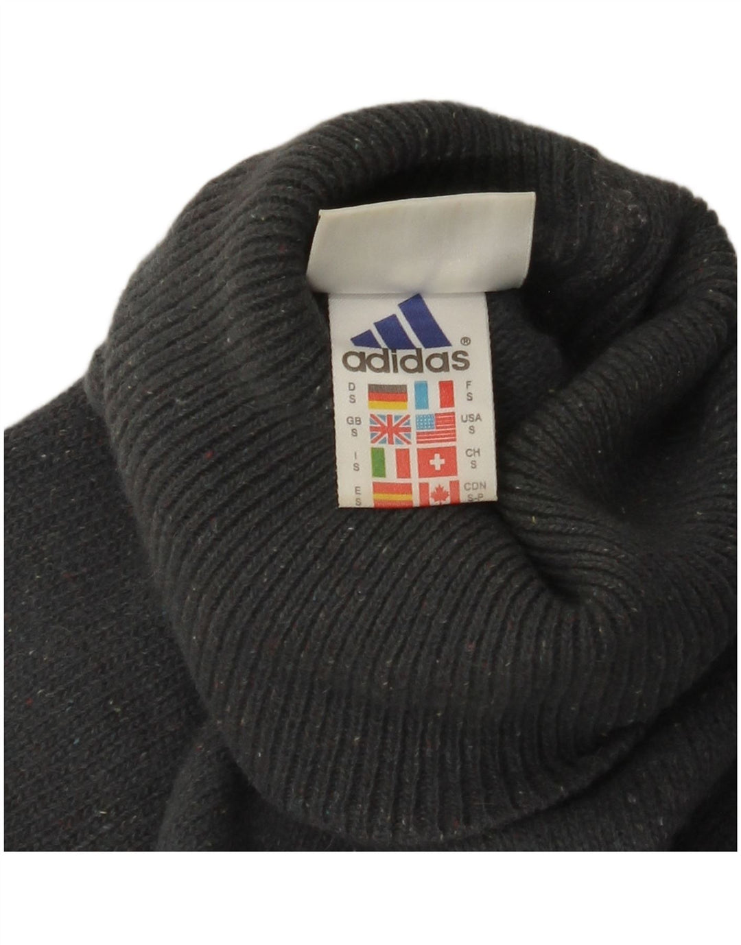 Adidas Herre Rullehalstrøje Små Grå Colourblock Uld