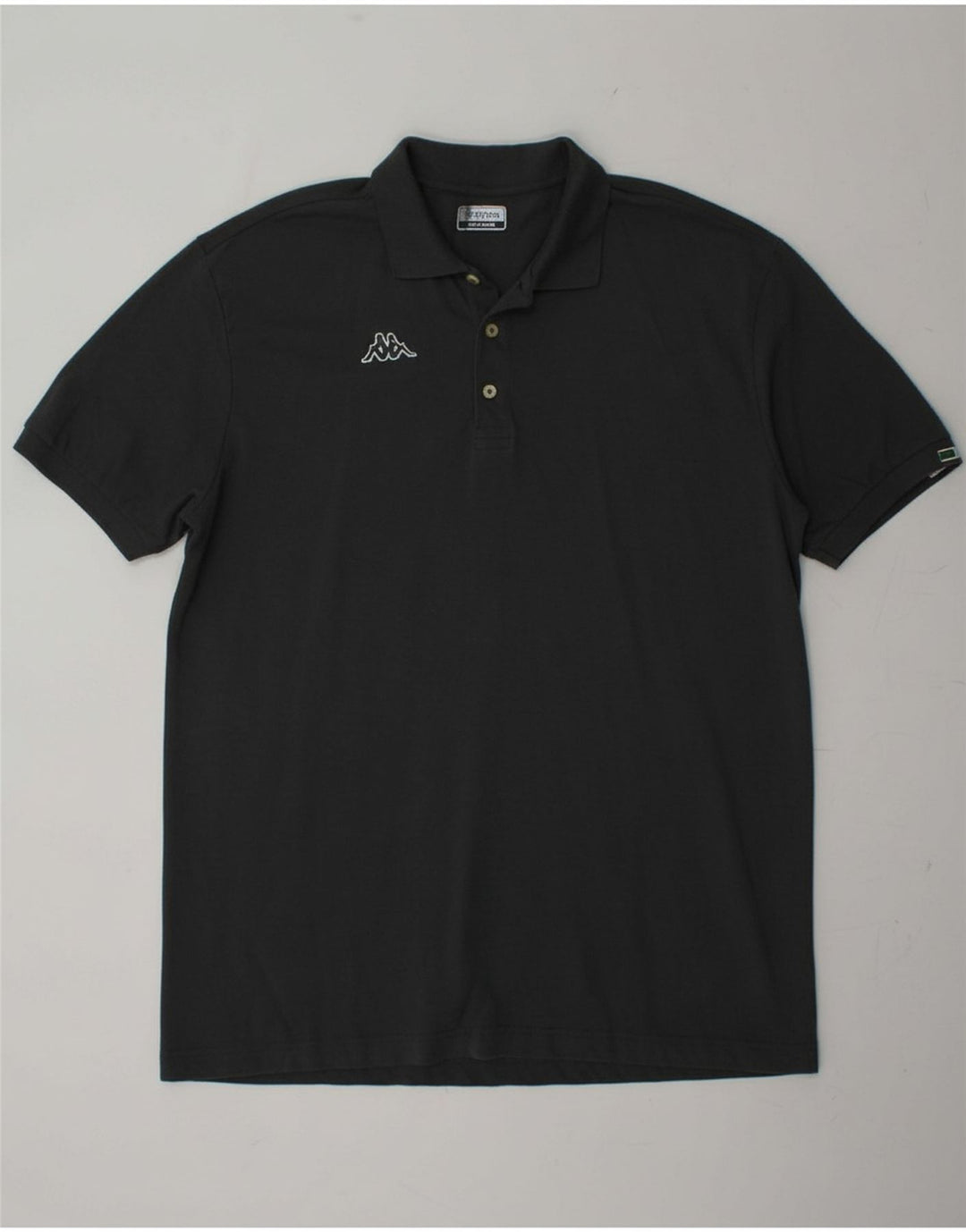 KAPPA Mens Polo Shirt 3XL Grey Cotton