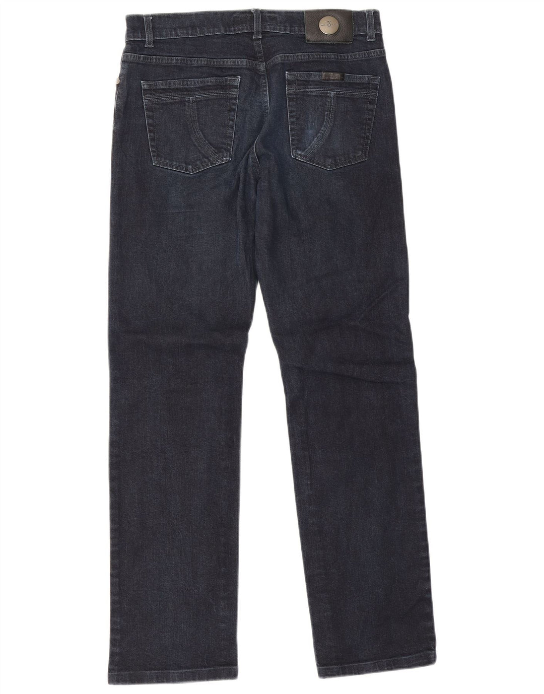 Trussardi lige jeans til kvinder W33 L29 marineblå bomuld