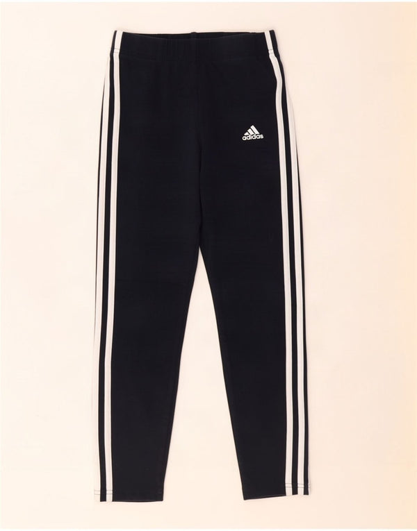 Adidas Boys Leggings 11-12 år Marineblå bomuld