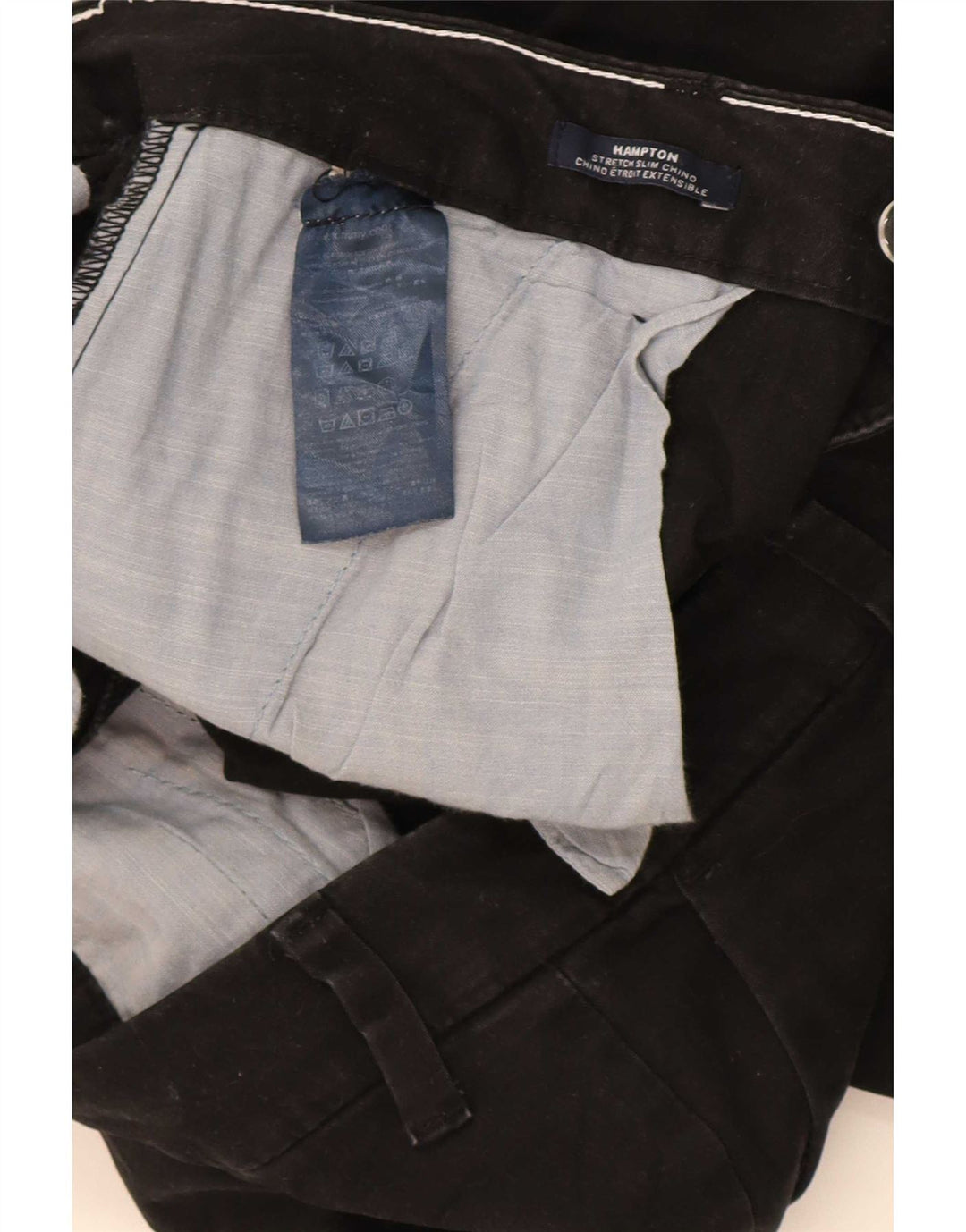 Tommy Hilfiger Dame Hampton Slim Chino Bukser US 8 Medium W34 L30 Sort