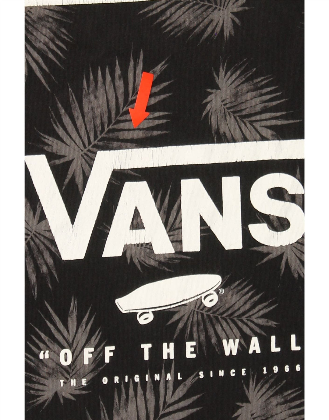 VANS Mens Custom Fit Graphic T-Shirt Top Small Black Cotton Vintage Vans and Second-Hand Vans from Messina Hembry 