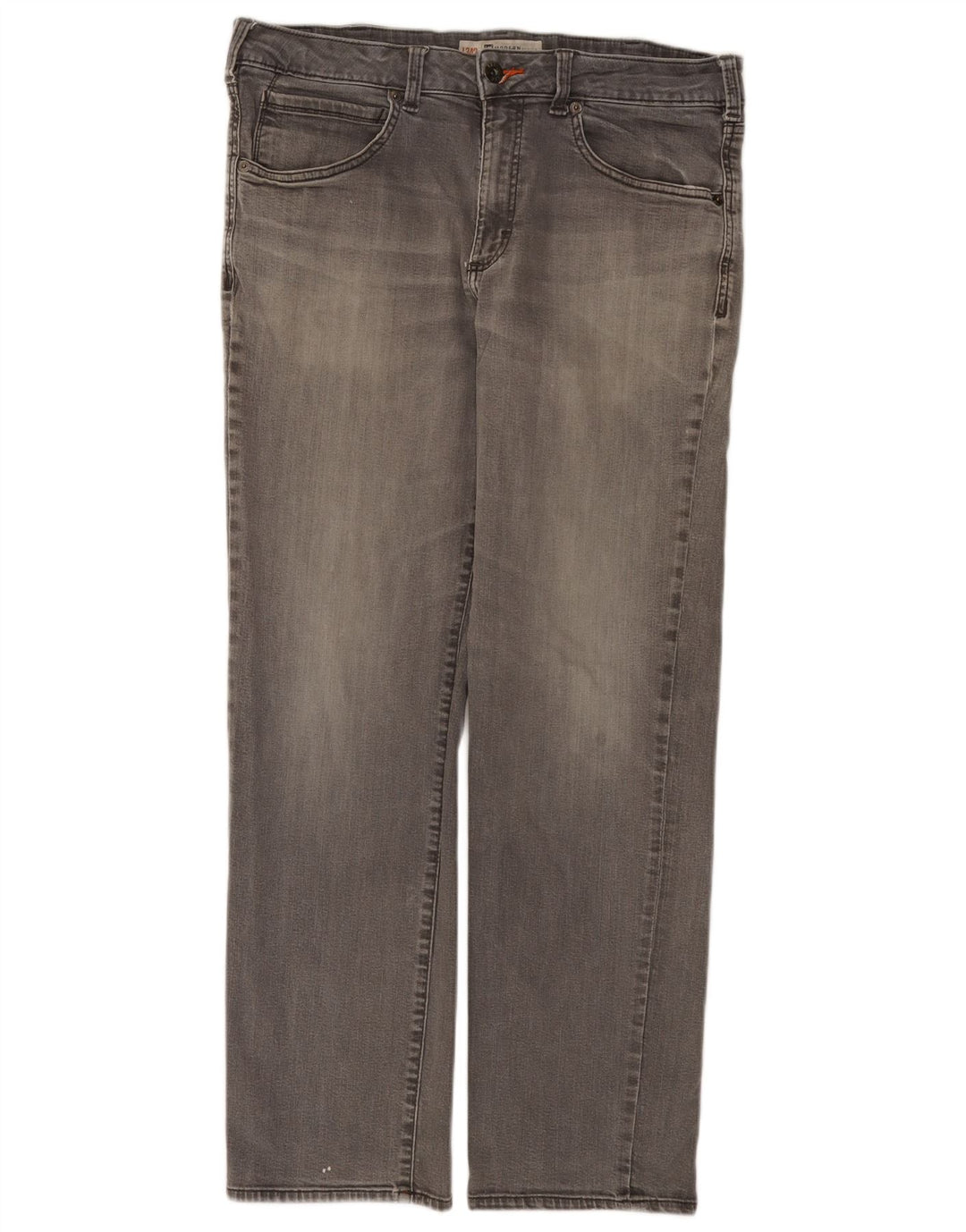 Lee Mens Modern Series Straight Jeans W36 L32 Grå Bomuld