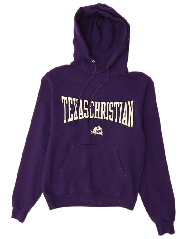 Champion Herre Texas Christian University Graphic Hoodie Jumper Lille Lilla