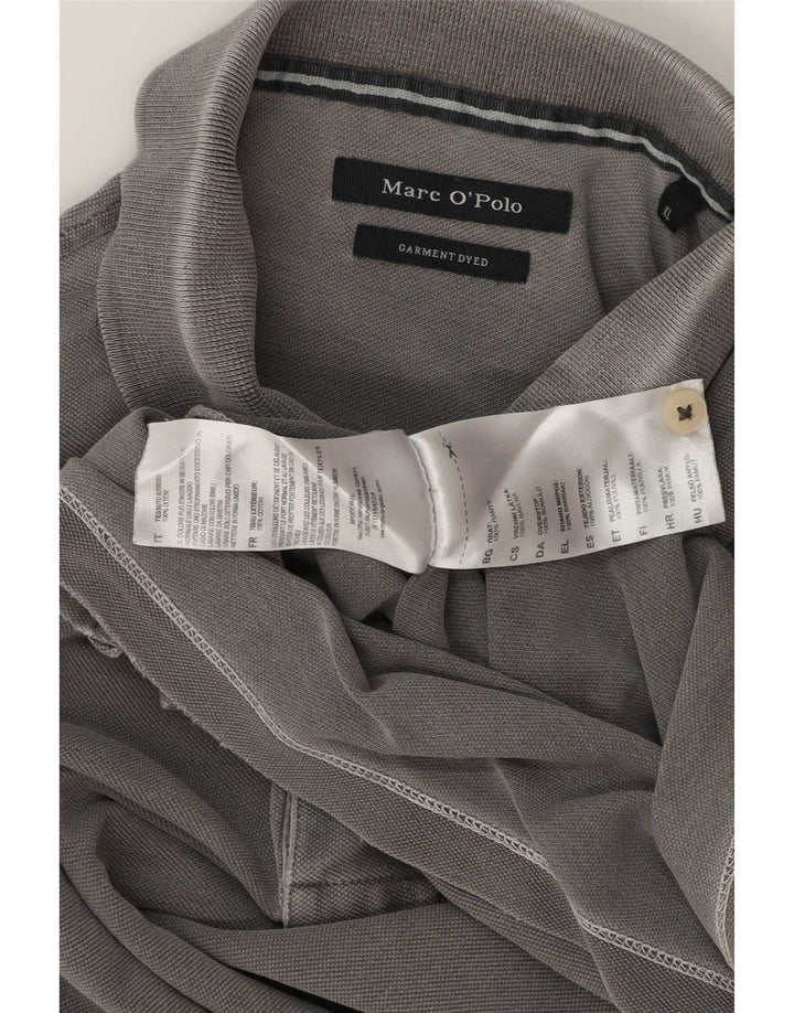 Marc O'Polo herre poloshirt XL grå bomuld