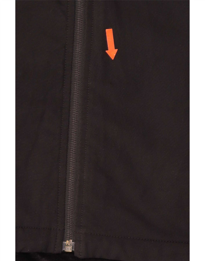 The North Face Dame Sherpa Windbreaker Jacket UK 10 Small Black Polyester