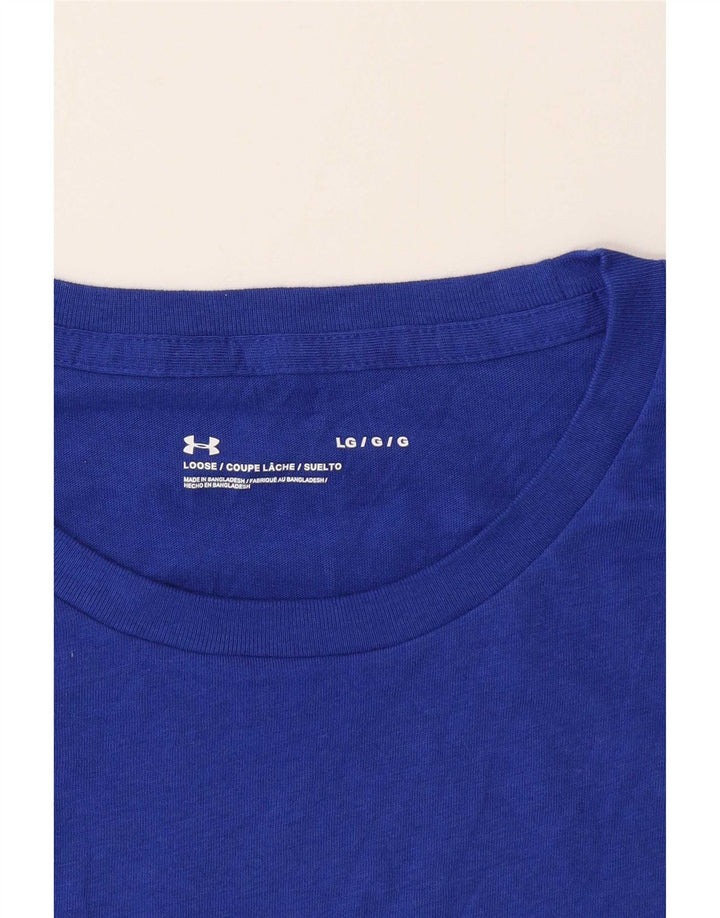 Under Armour Herre T-Shirt Top Stor Blå